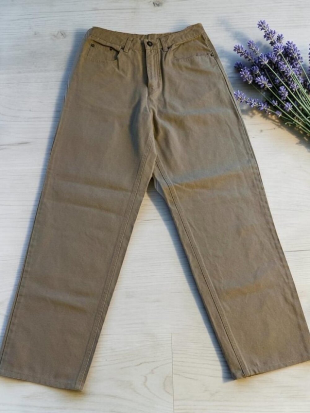 Patagonia‎ Womens 8 Duck Canvas Work Pants Khaki Straight Leg Utility